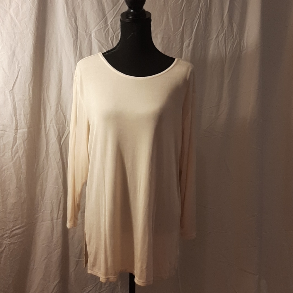 Vintage Coldwater Creek cream tunic L